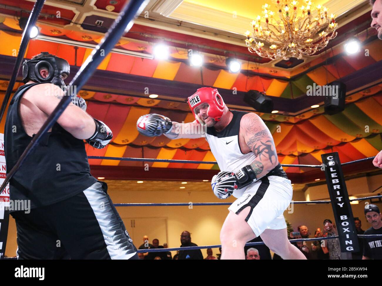 ATLANTIC CITY, NJ MARCH 7 Celebrity Boxing 71 with Sandman verses Catfish Cooley at Showboat