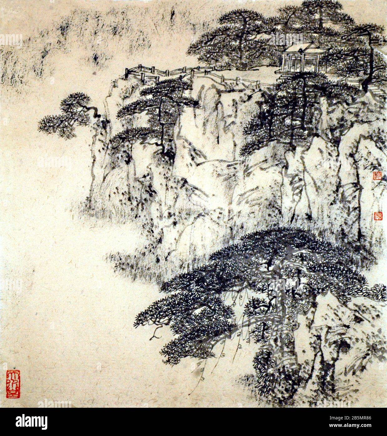 Chinese landscape painting hi-res stock photography and images - Alamy
