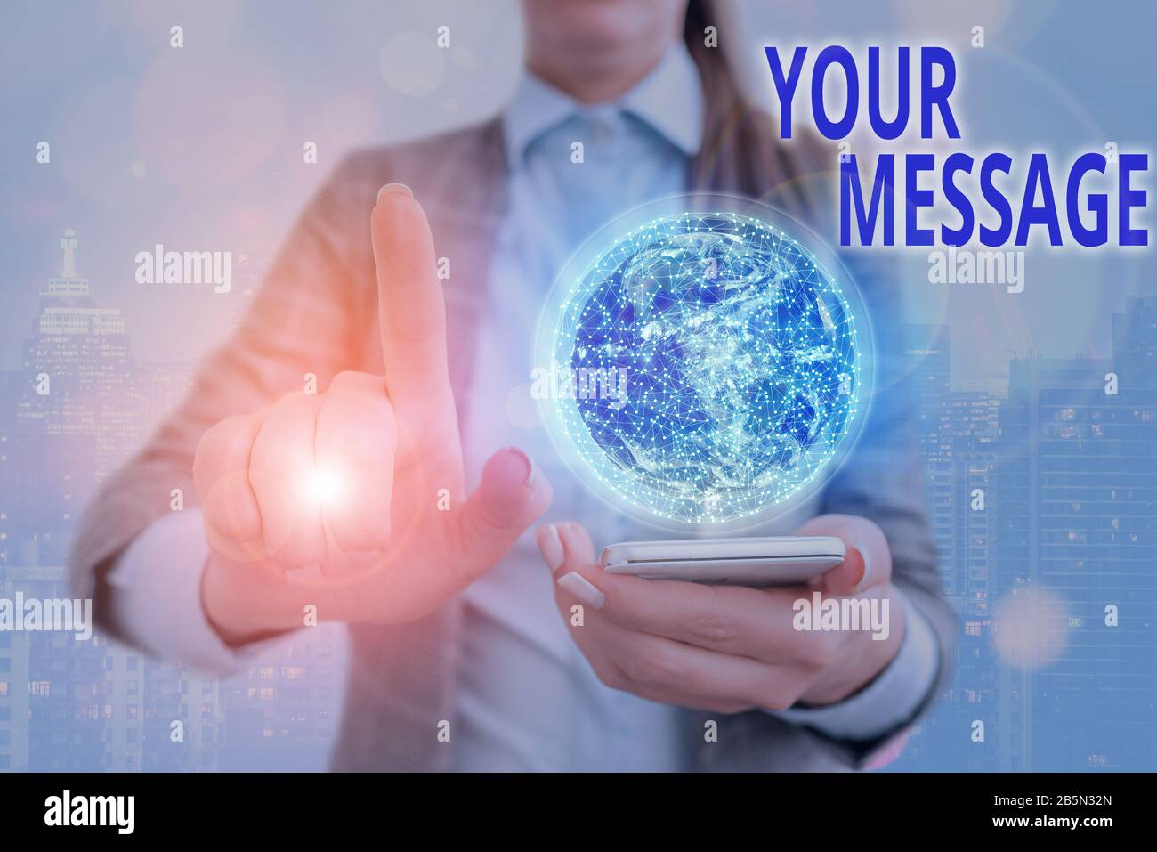 Handwriting text writing Your Message. Conceptual photo piece of ...