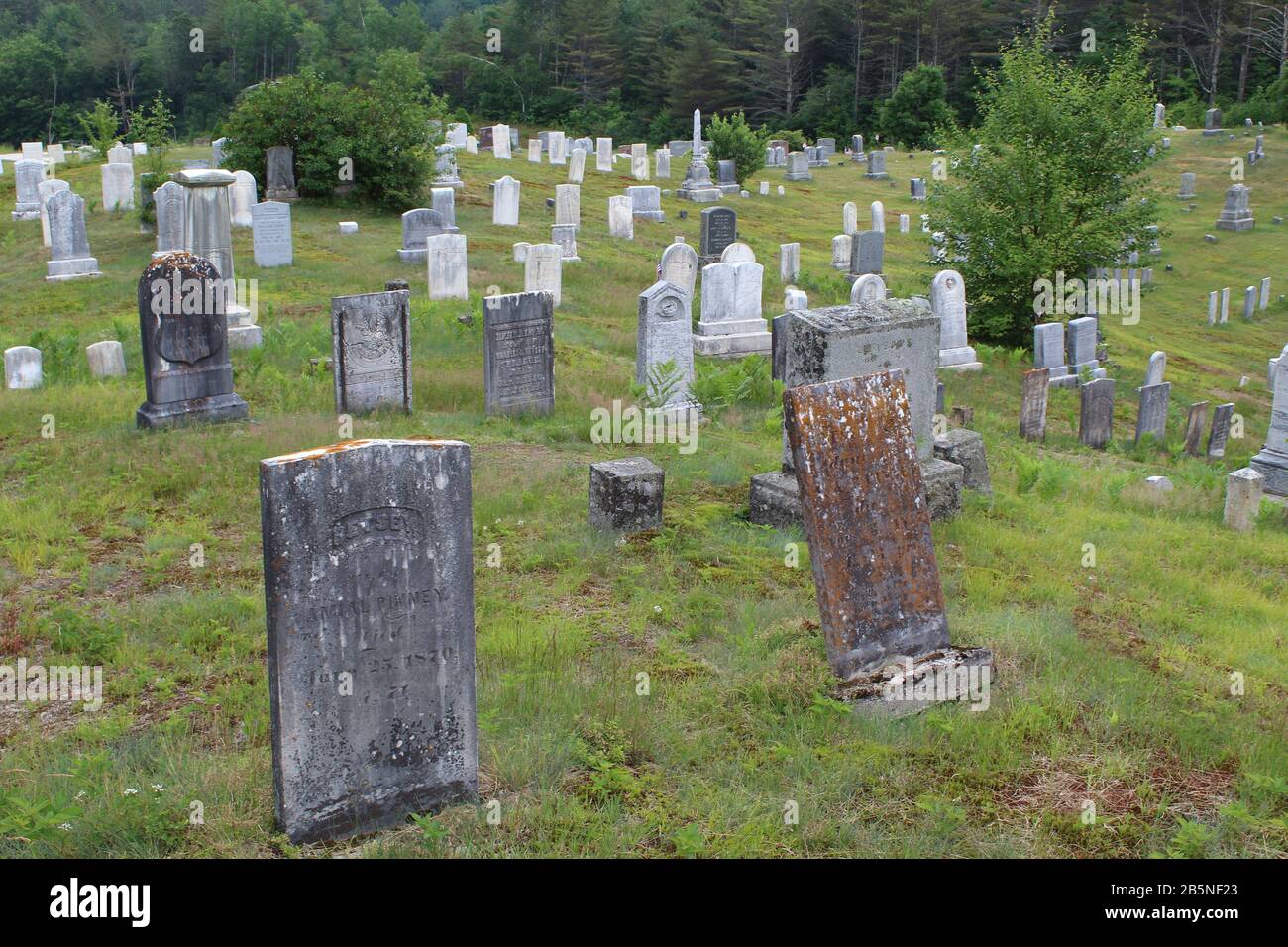 Plymouth Notch Cemetery in Vermont Stock Photo Alamy