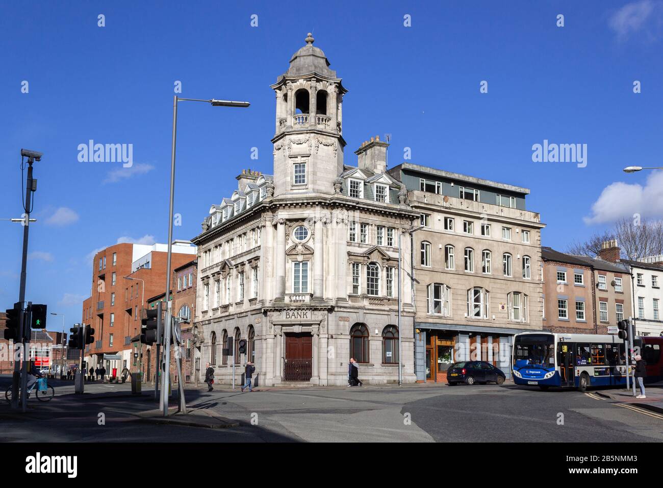 Former Bank of Liverpool building on corner of Prescot street and Moss
