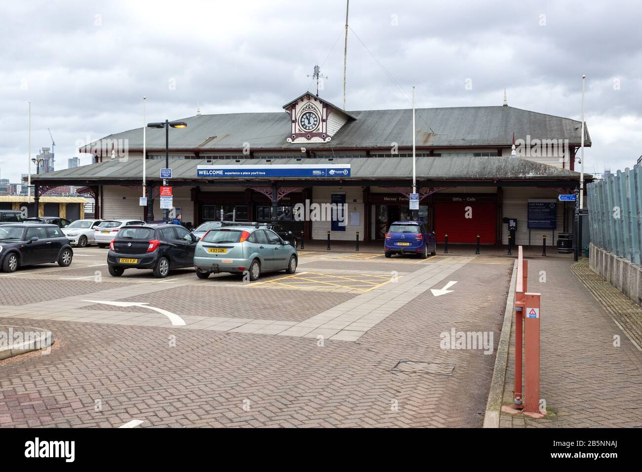 Woodside Ferry terminal, Birkenhead Stock Photo