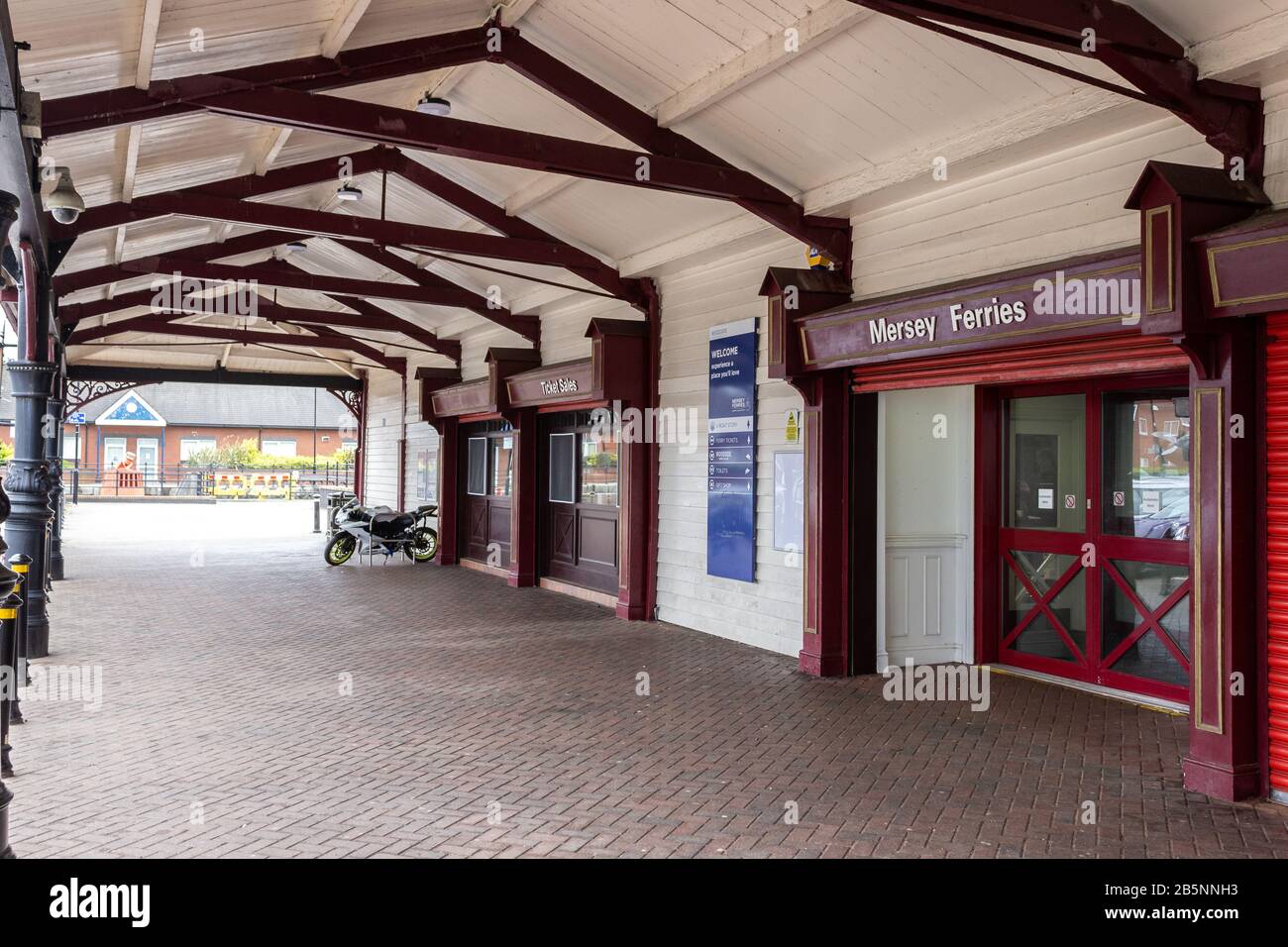 Woodside Ferry terminal, Birkenhead Stock Photo
