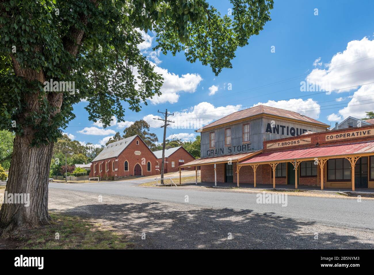 Brook’s Store, built and extended in 18661868, almost intact, the building was run as general