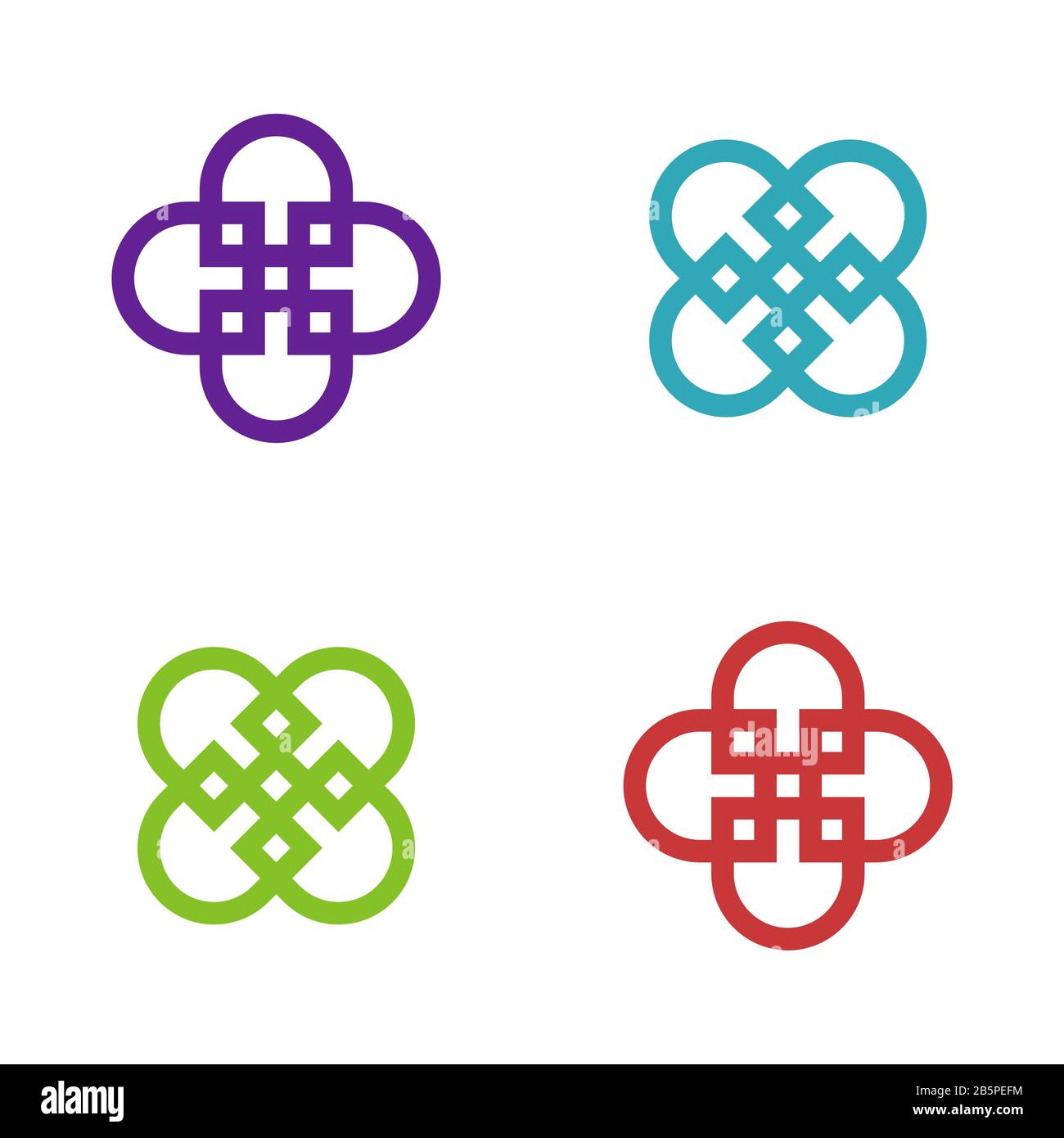 Abstract Decorative Flower vector logo template Illustration Design ...