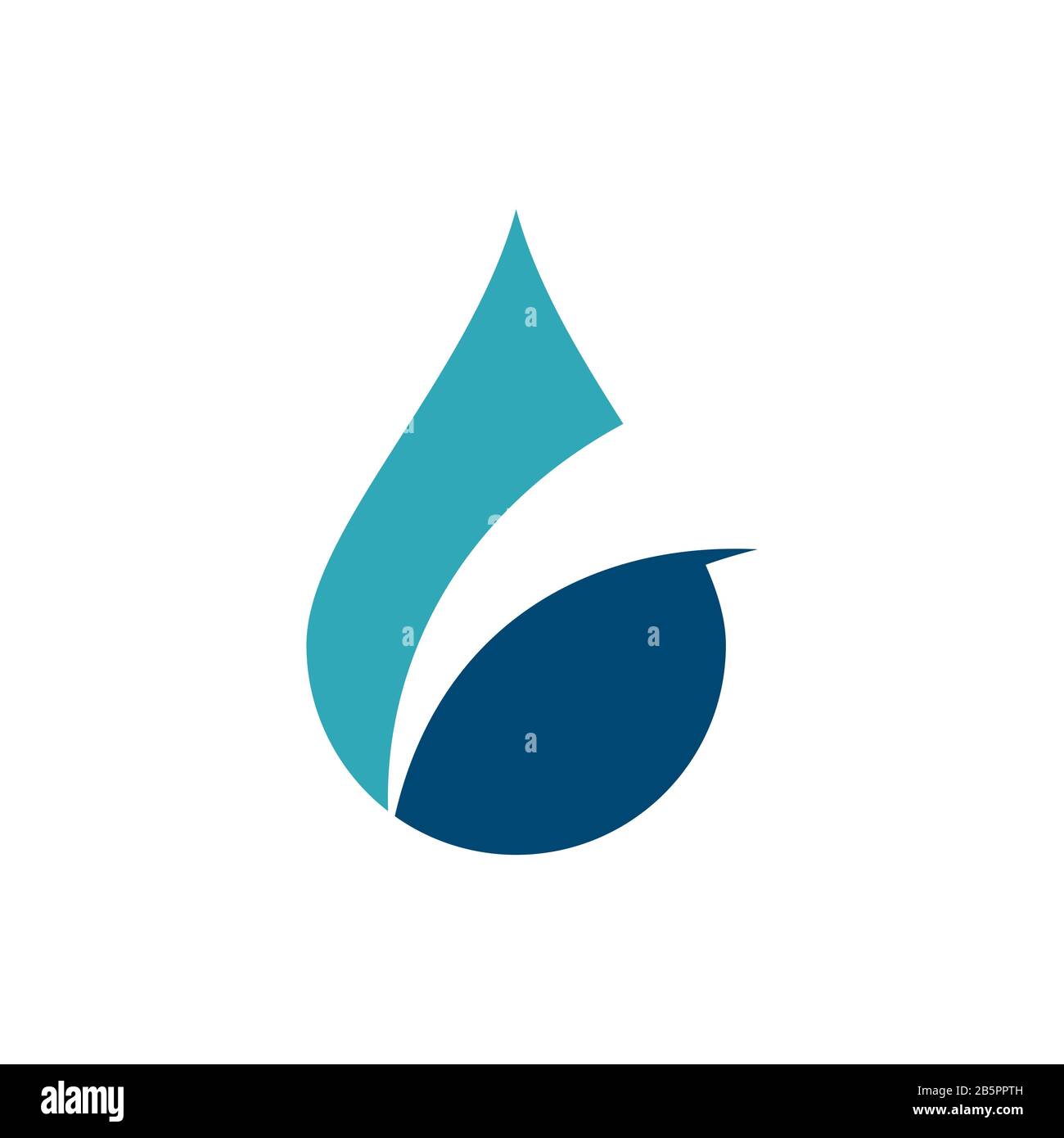 Swoosh and Drop Water Logo Template Illustration Design. Vector EPS 10 ...