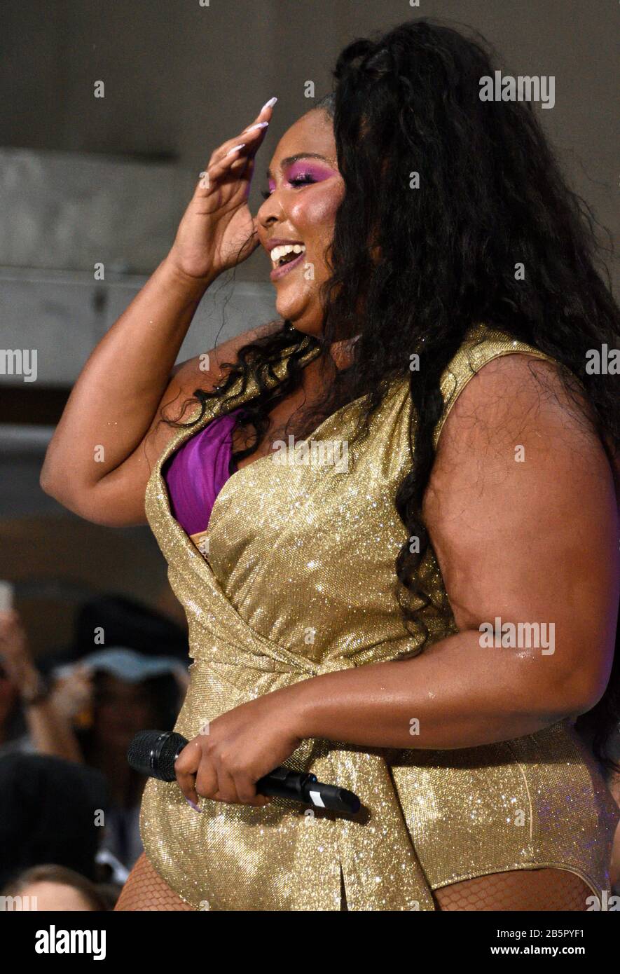 NEW YORK, NY, USA - AUGUST 23, 2019: American Singer-Songwriter Lizzo