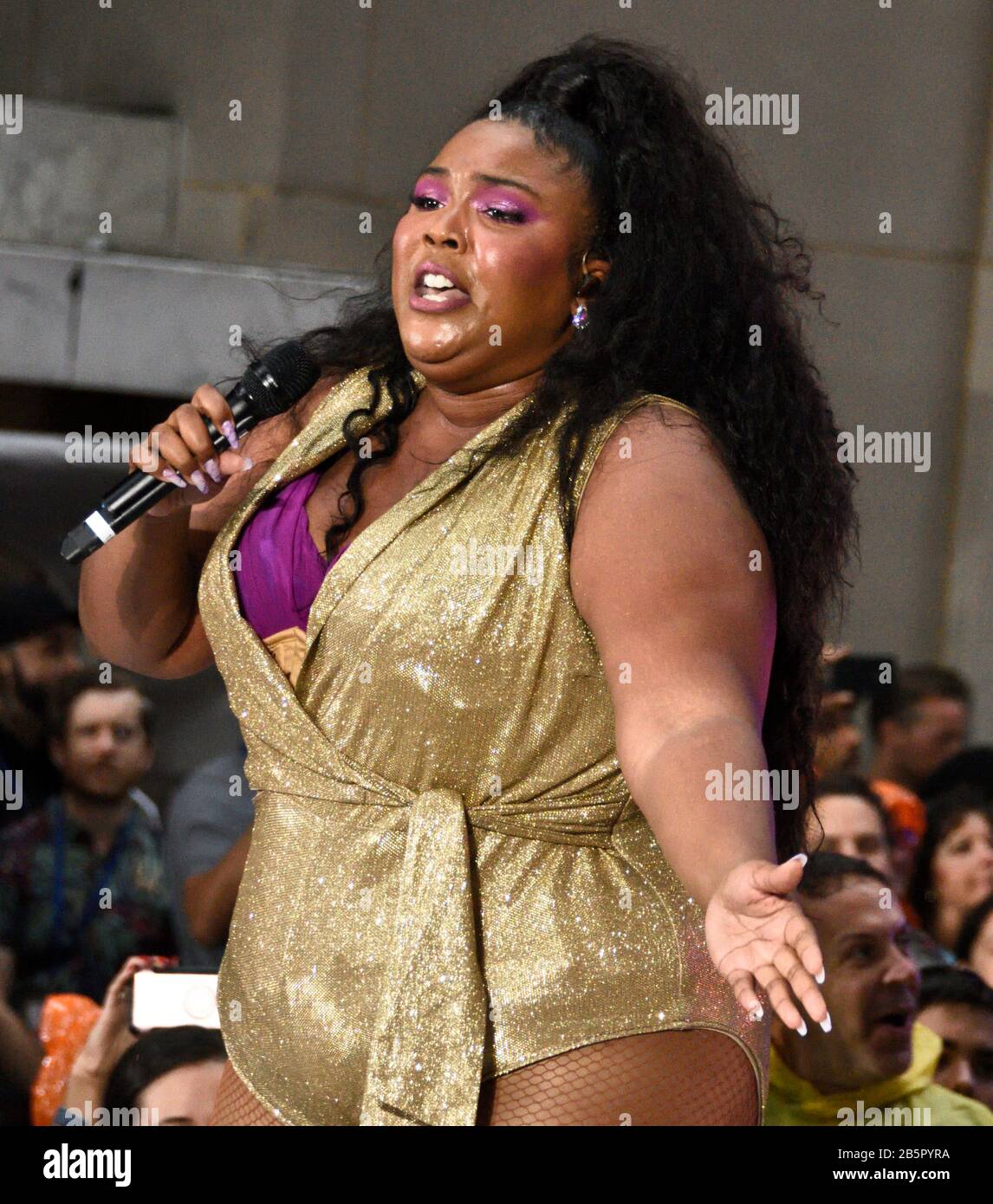 NEW YORK, NY, USA - AUGUST 23, 2019: American Singer-Songwriter Lizzo