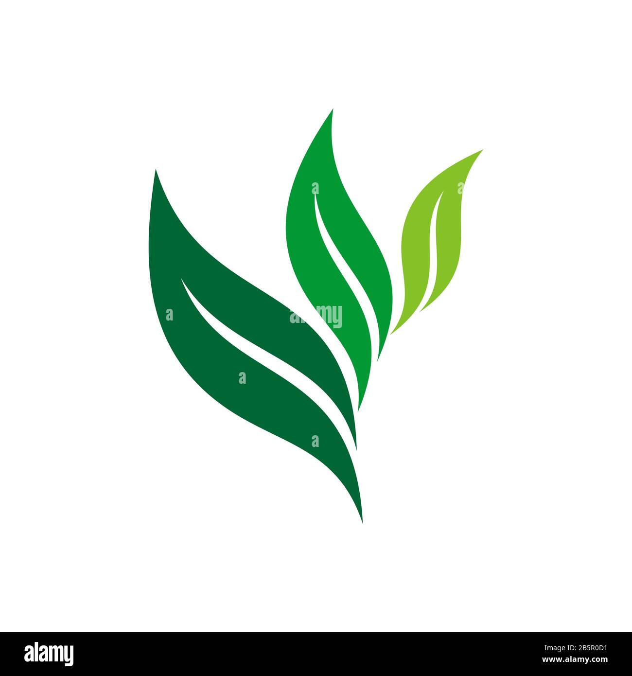 Green Leaf Wing Logo Template Illustration Design. Vector EPS 10 Stock ...