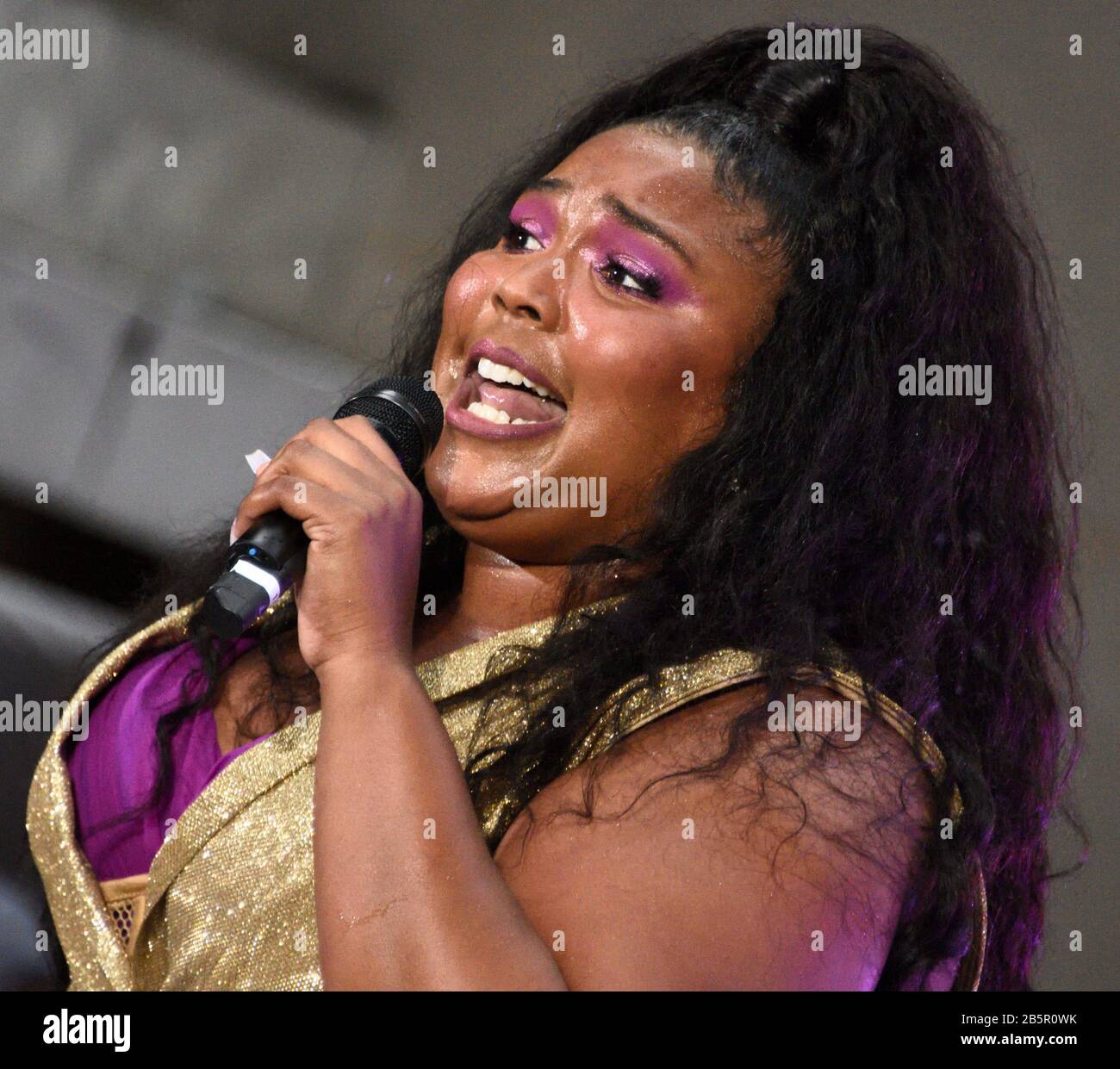 NEW YORK, NY, USA - AUGUST 23, 2019: American Singer-Songwriter Lizzo