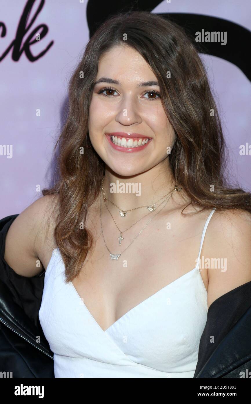 March 8, 2020, North Hollywood, CA, USA: LOS ANGELES - MAR 8:  Kirra Berglund at the ''To the Beat! Back 2 School'' World Premiere Arrivals at the Laemmle NoHo 7 on March 8, 2020 in North Hollywood, CA (Credit Image: © Kay Blake/ZUMA Wire) Stock Photo