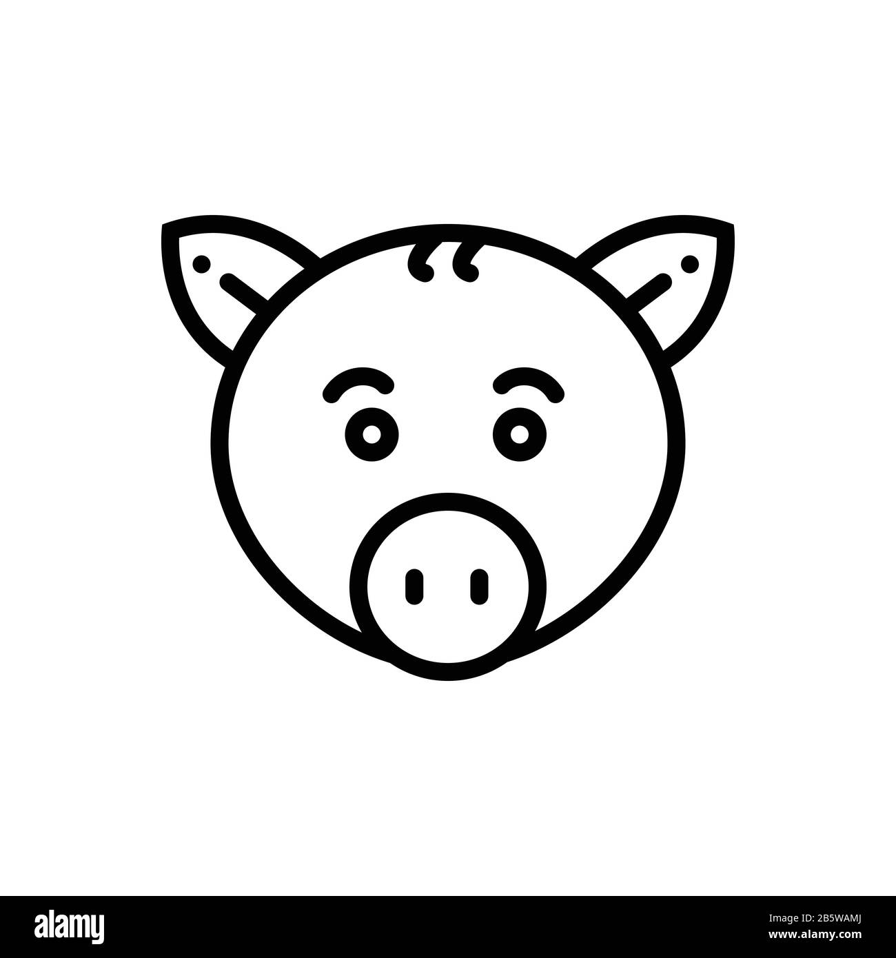 Icon for pig ,animal Stock Vector Image & Art - Alamy