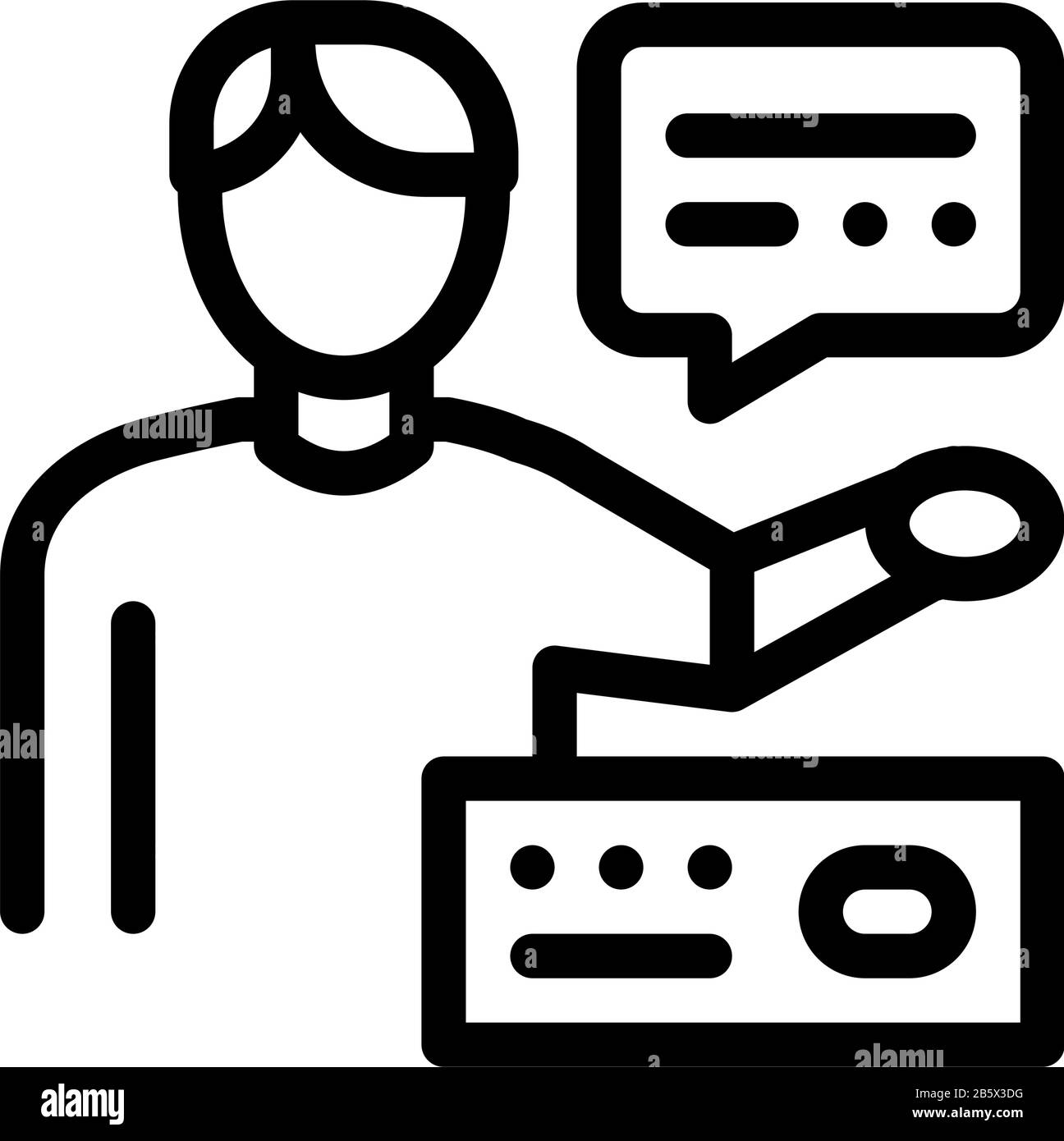Human Speaking Icon