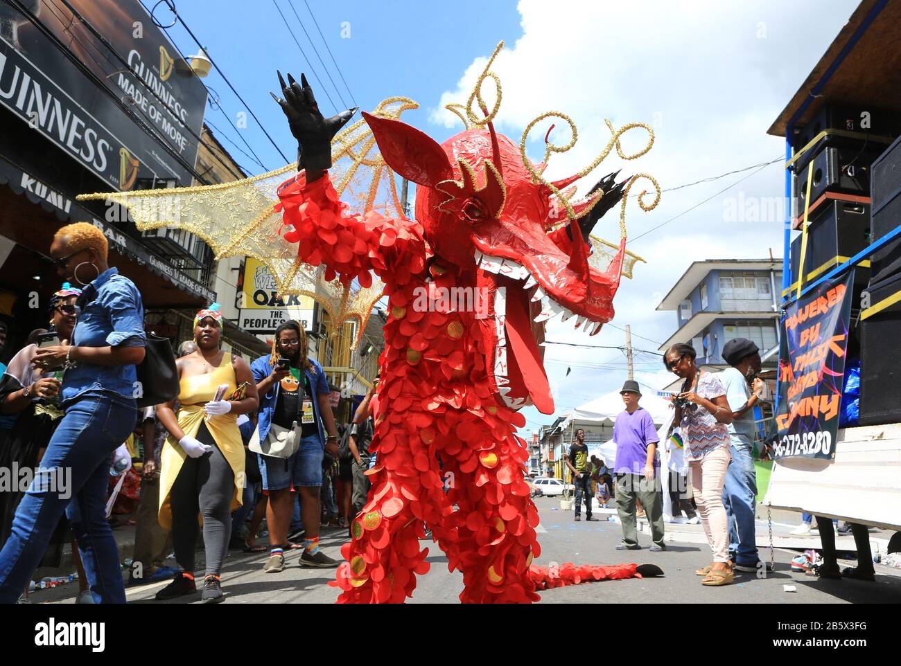 PORT OF SPAIN, TRINIDAD FEB 21 Veteran masquerader Theron Williams