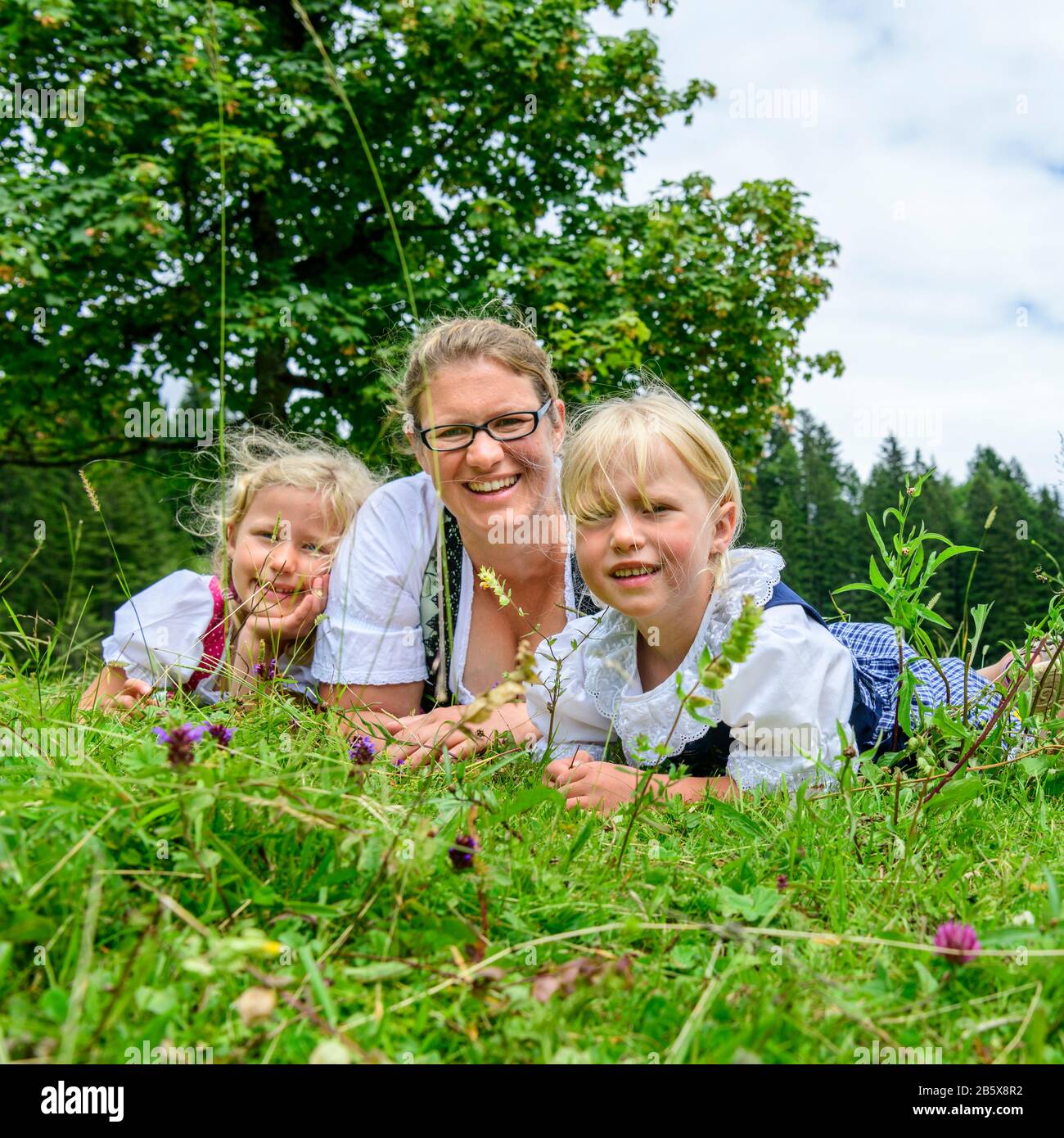 Children daughters fun mother hi-res stock photography and images - Alamy