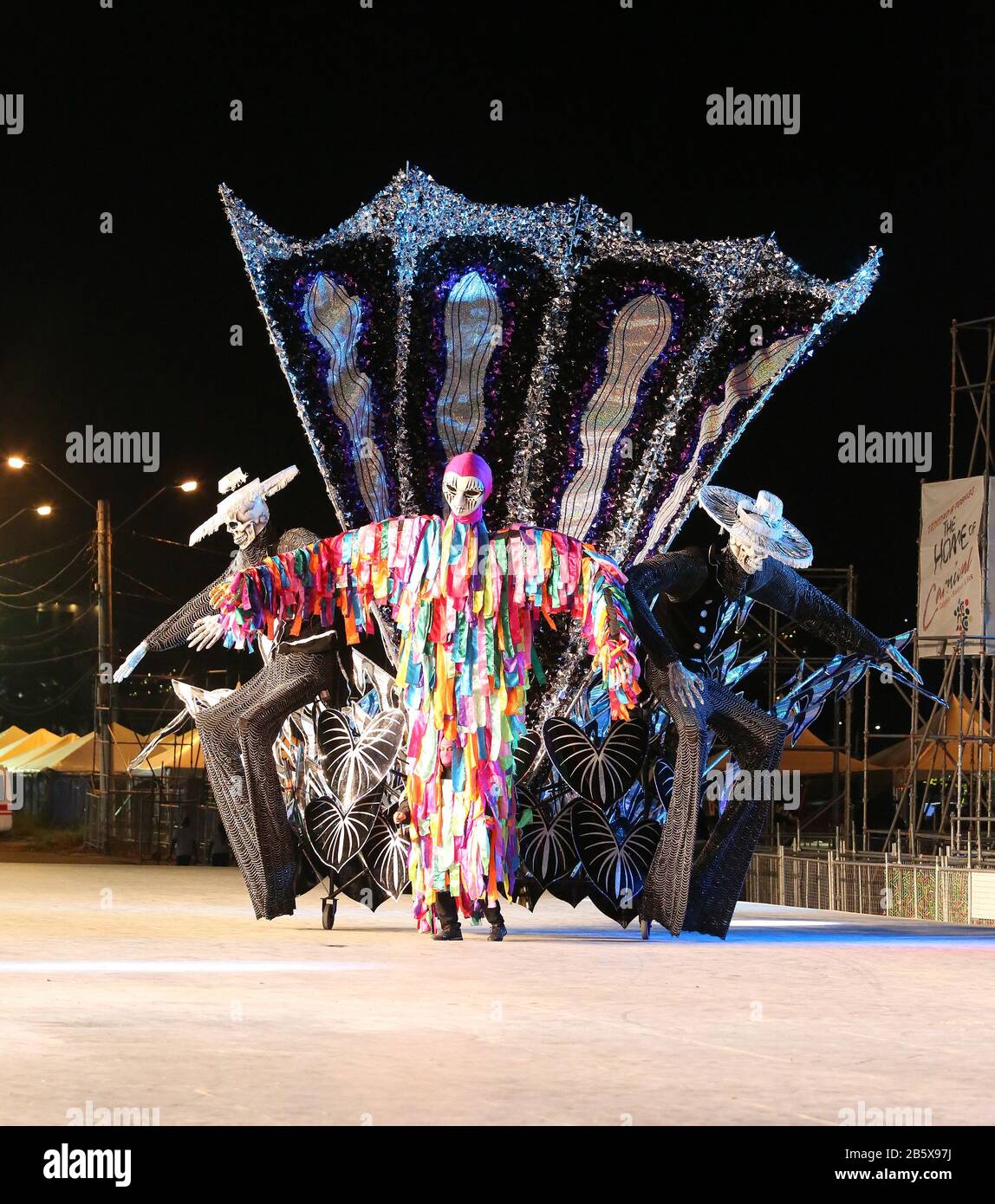 King of Carnival, Ted Eustace, portrays Lord of The Savannah, at the
