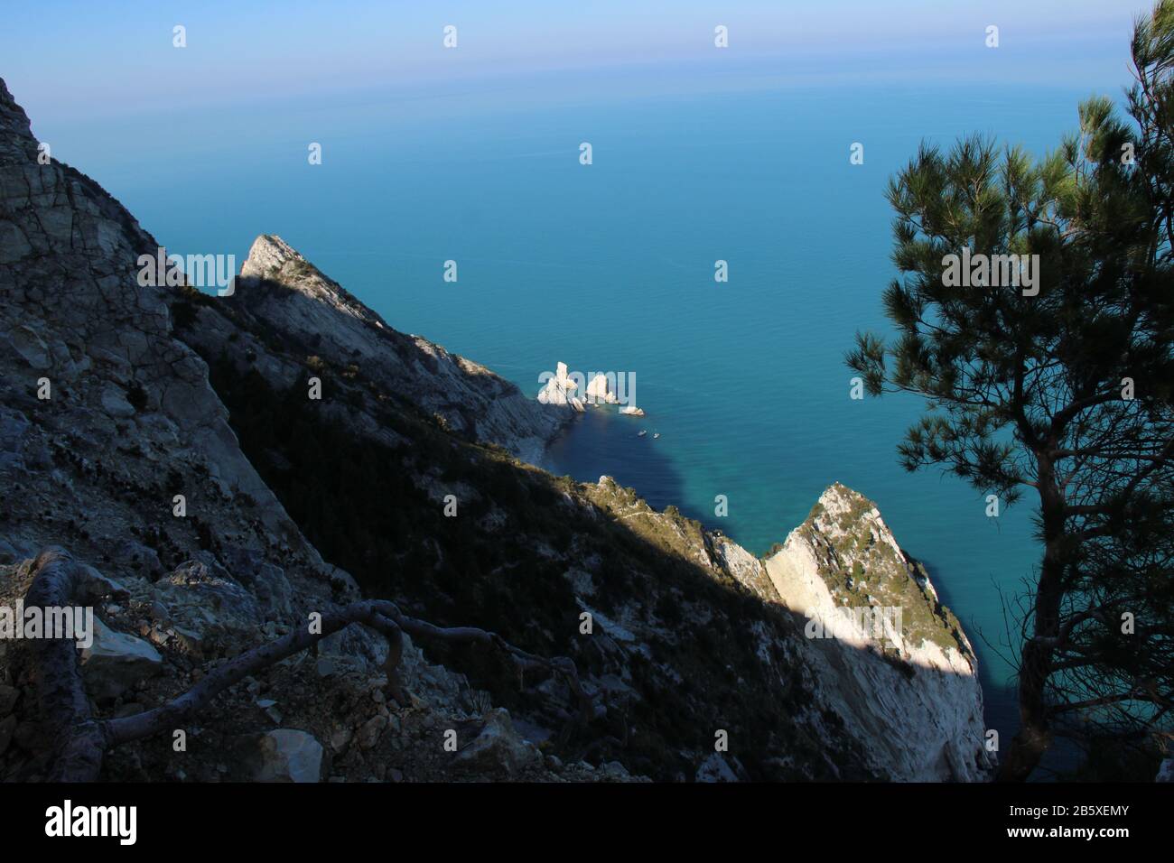 Spiaggia delle due sorelle Stock Photo