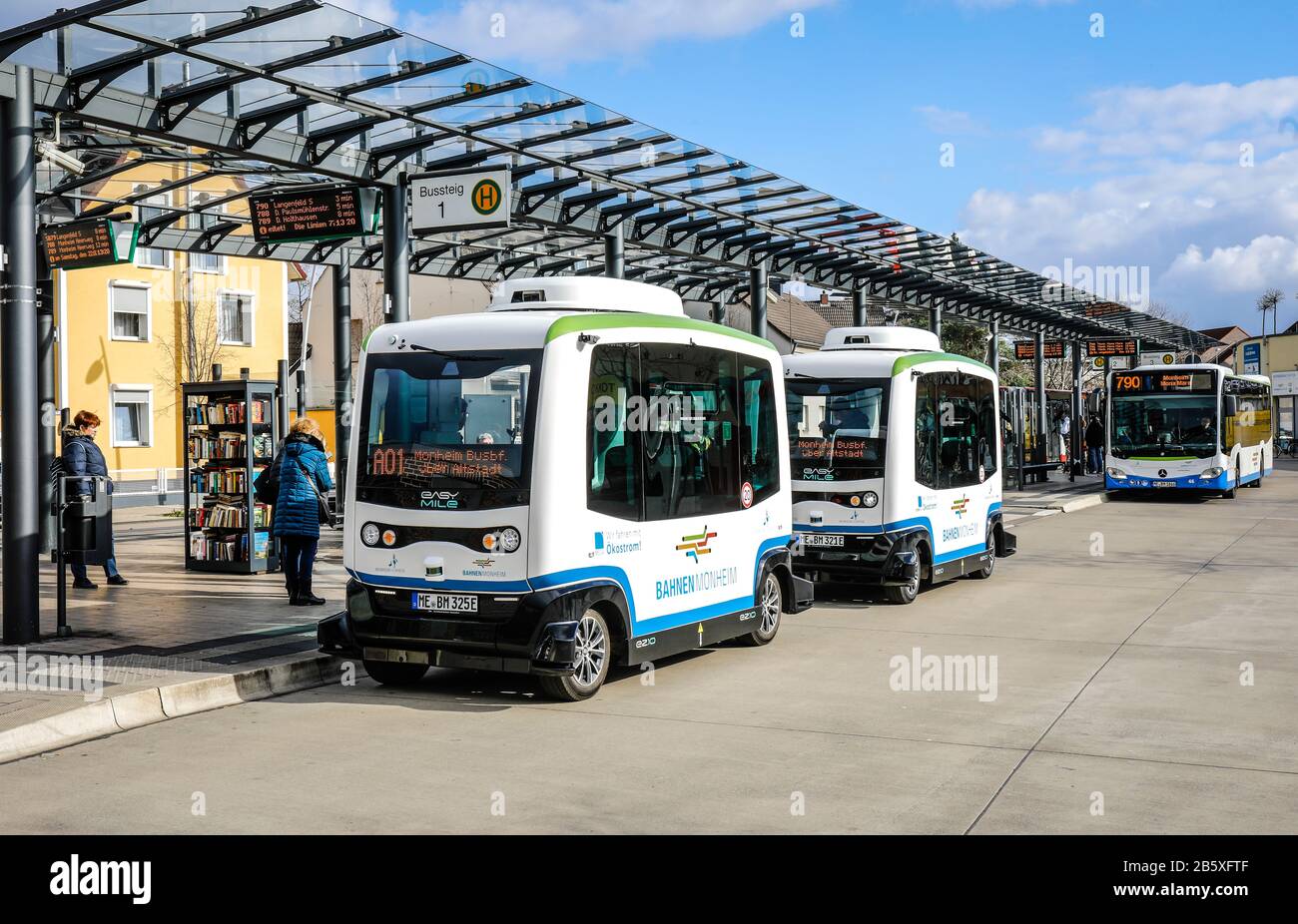 Monheim am Rhein, North Rhine-Westphalia, Germany - Autonomous driving ...