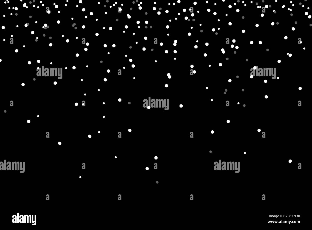 Falling snow isolated on black background Stock Vector Image & Art - Alamy