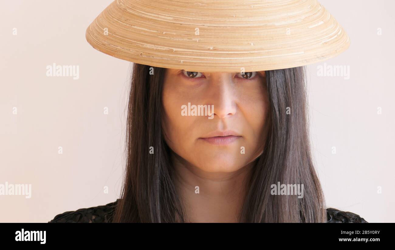 asian lady hat
