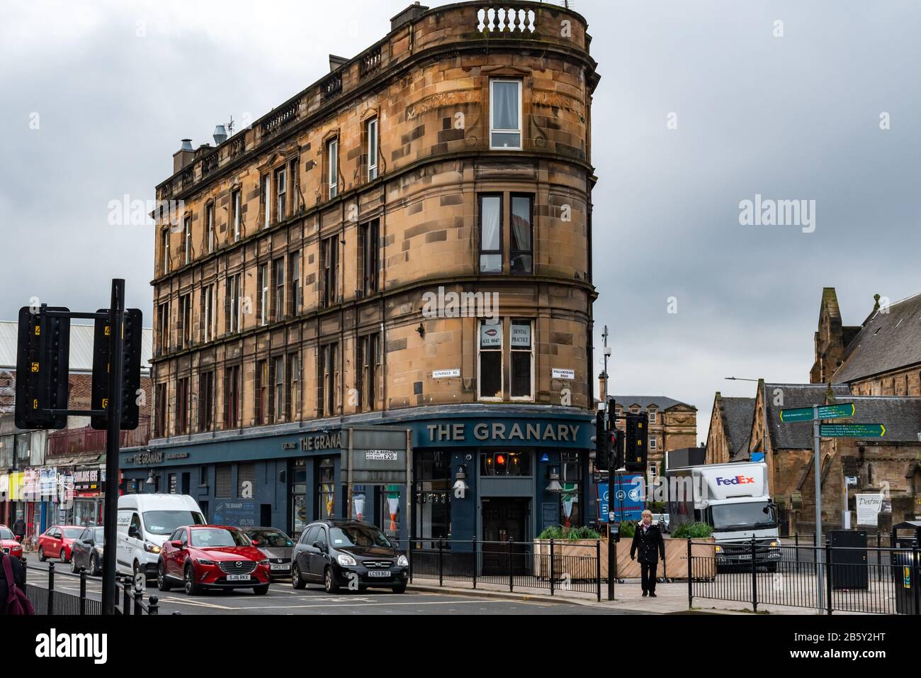 The Granary on Kilmarnock Road in Glasgow's Southside Stock Photo Alamy