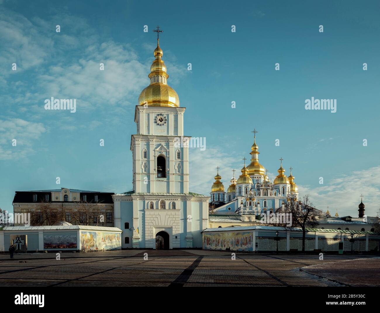 Kiev, Ukraine - December 31, 2019: St. Michael's golden-domed monastery in Kiev, Ukraine Stock Photo
