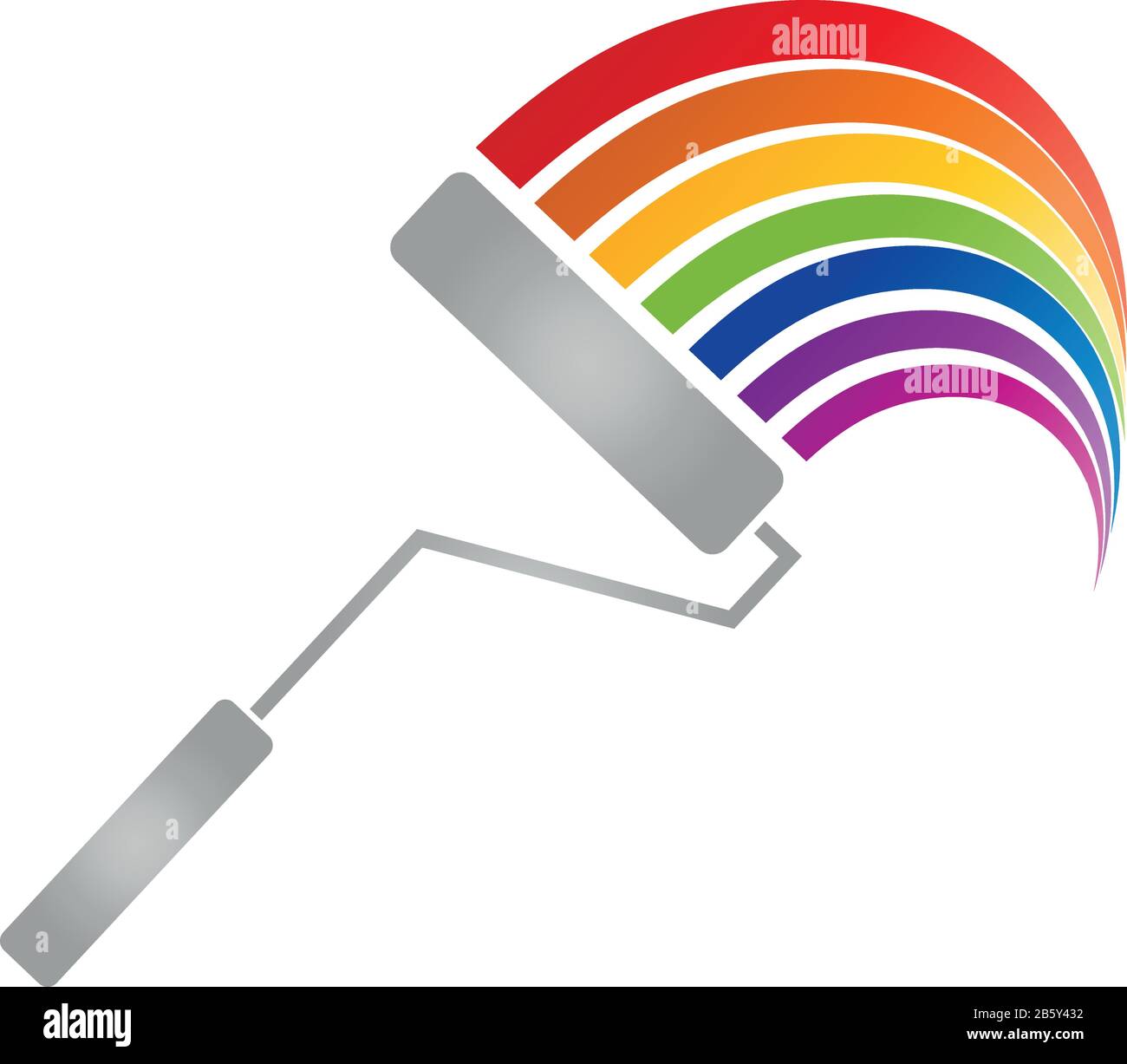 Painter, coloured, painter, house, logo Stock Vector Image & Art - Alamy