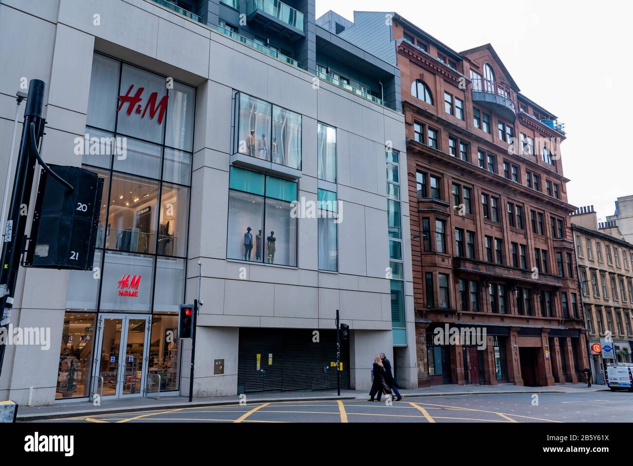 The back entrance of H&M on West Nile Street in Glasgow city centre Stock  Photo - Alamy