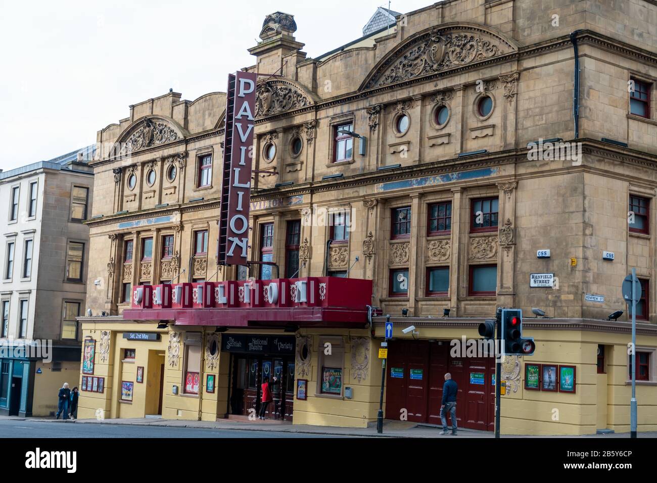 The Pavilion Theatre on Renfield Street in Glasgow City Centre, Scotland Stock Photo