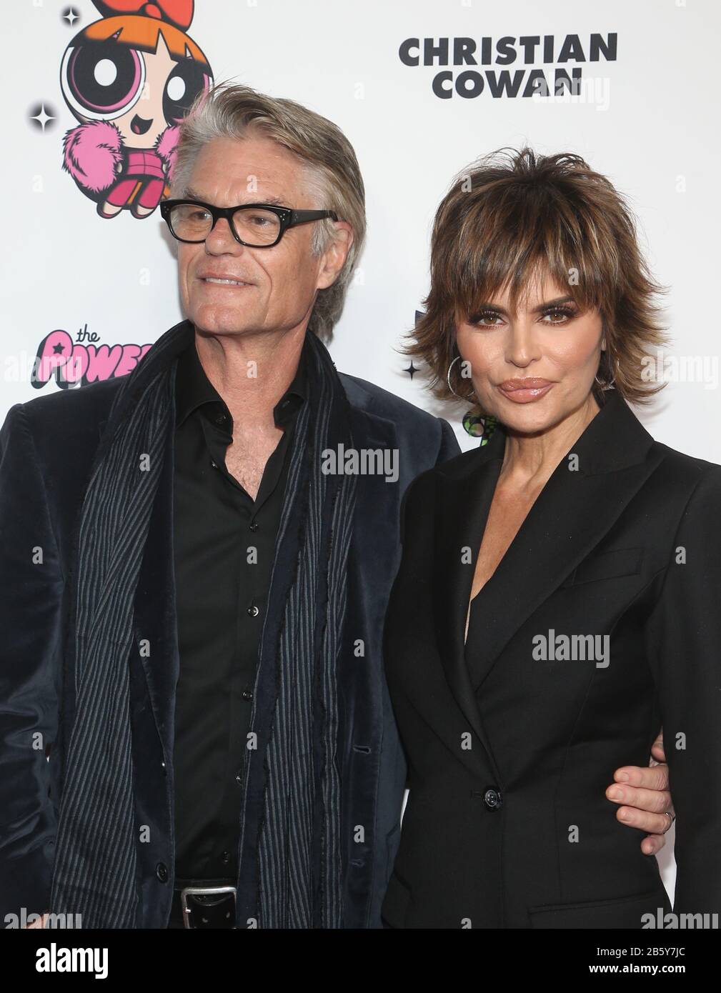 Hollywood, California, USA. 8th Mar, 2020. Harry Hamlin, Lisa Rinna. 2020  Christian Cowan x Powerpuff Girls Runway Show held at NeueHouse. Credit:  FS/AdMedia Photo via/Newscom/Alamy Live News Stock Photo - Alamy