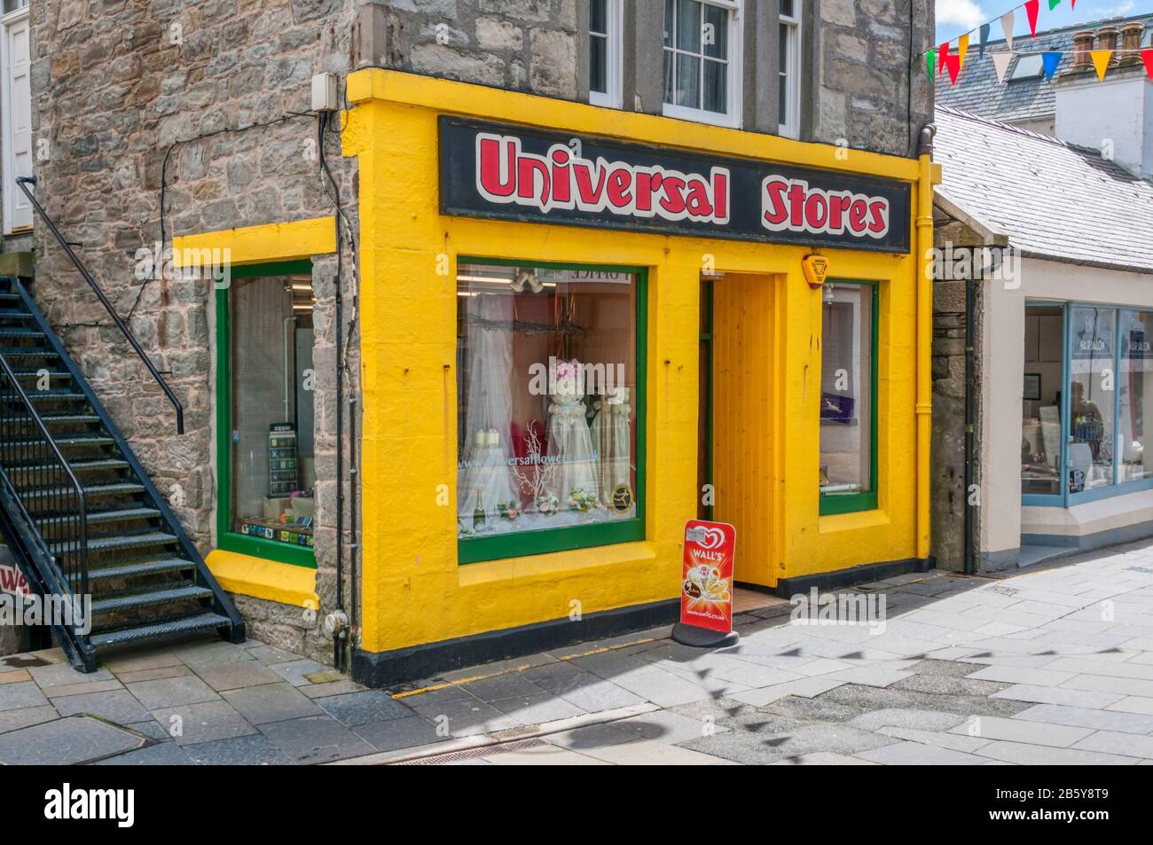 The premises of Universal Stores in Commercial Street, Lerwick. Stock Photo