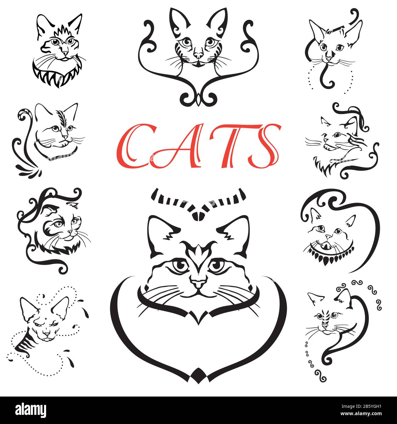 Cat icon symbol isolated Stock Vector Images Alamy