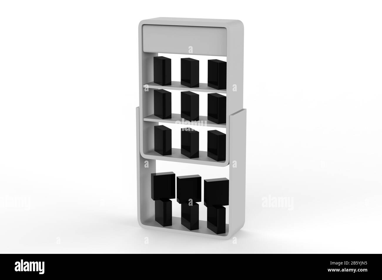 Display stand, retail display stand for product , display stands isolated on white background