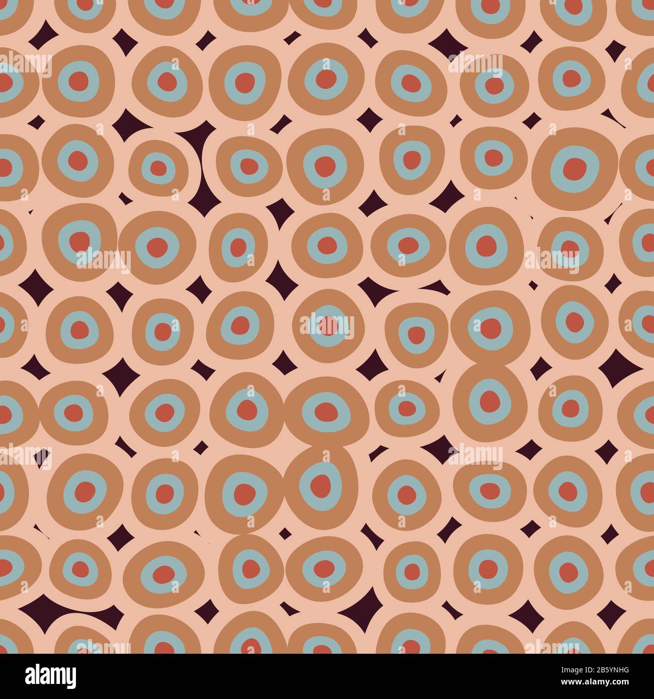 geometric round cells seamless vector pattern Stock Vector Image & Art