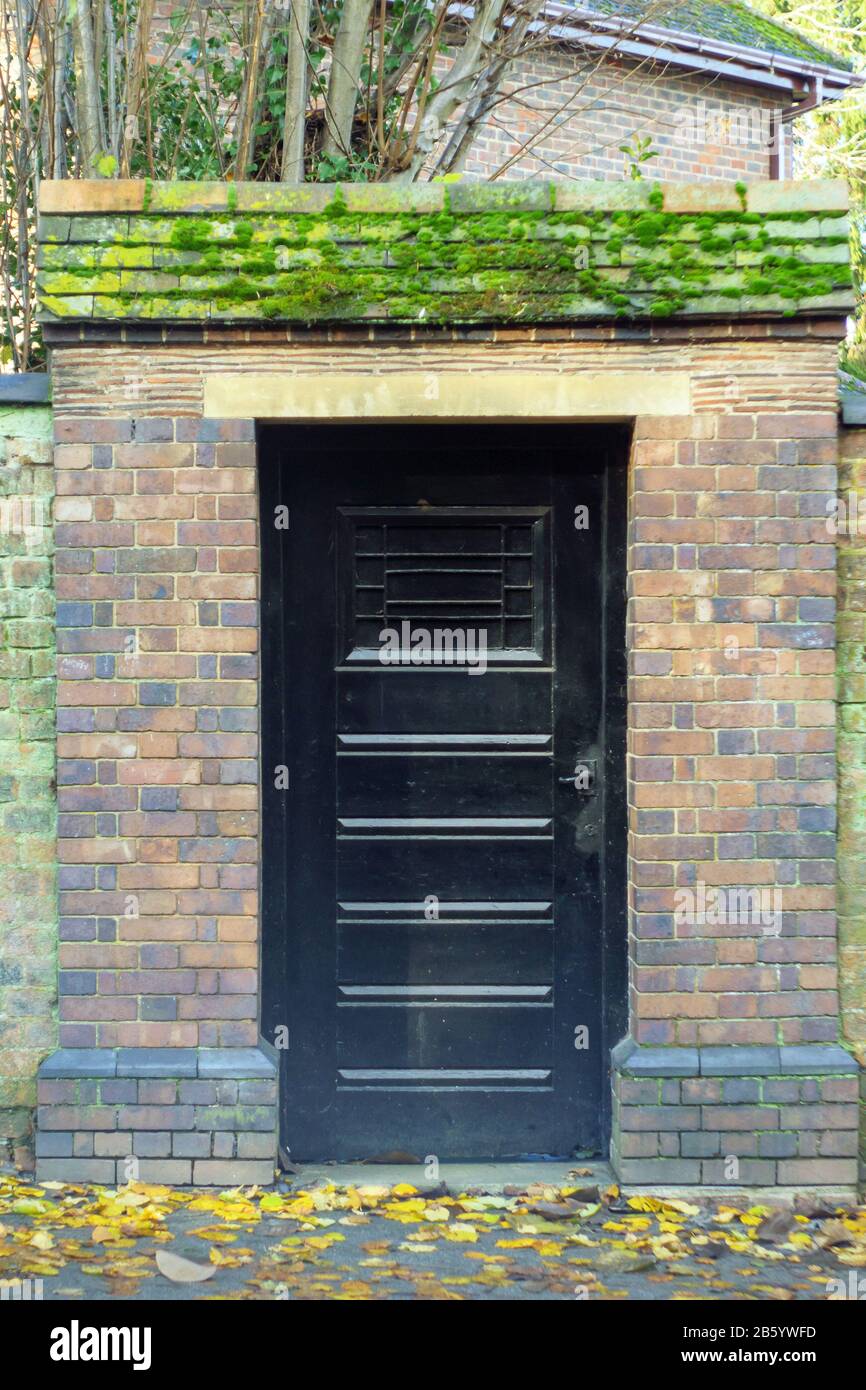 old door stone wall building texture in england uk Stock Photo - Alamy