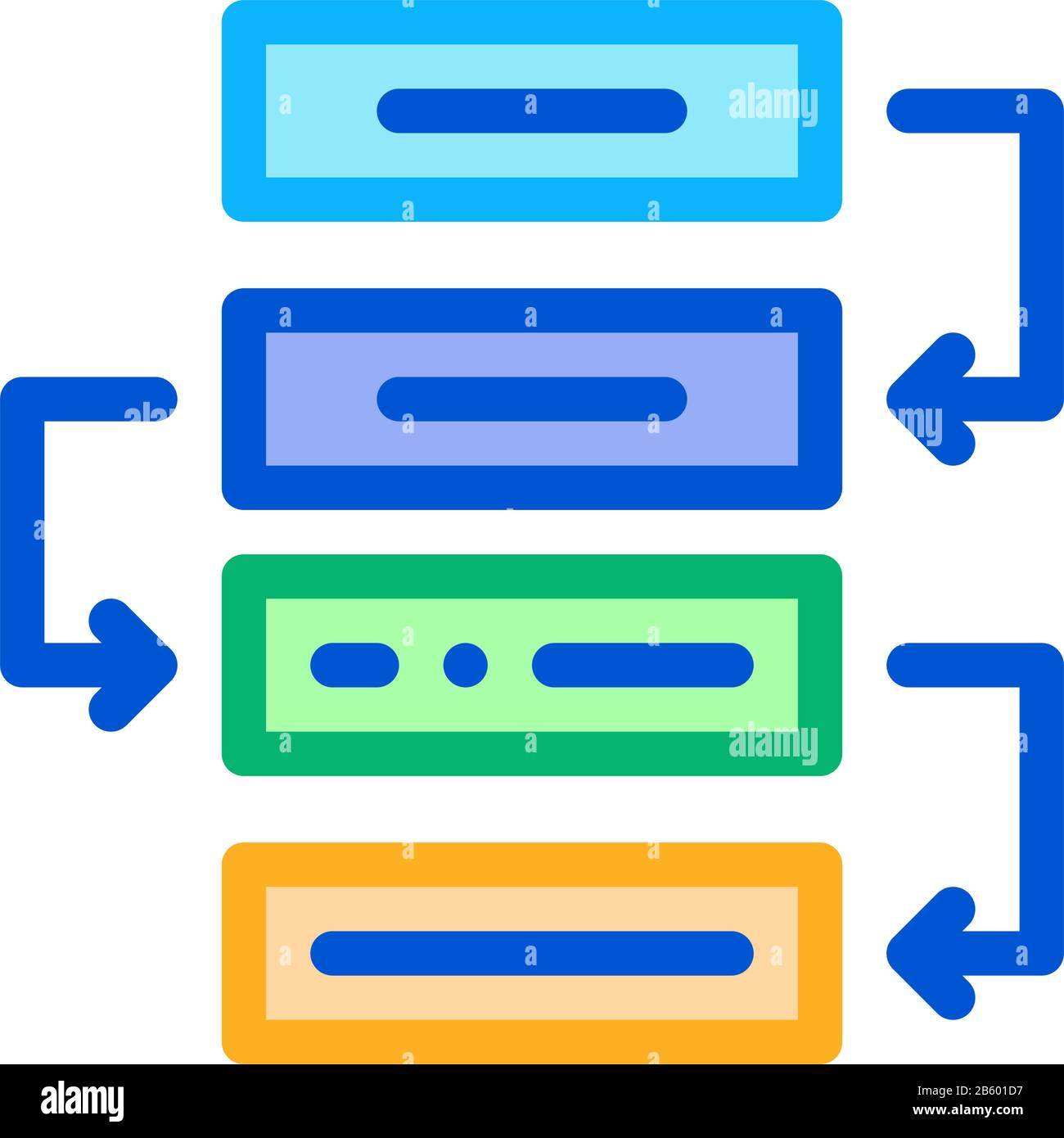 Process Plan Icon Vector Outline Illustration Stock Vector Image & Art ...