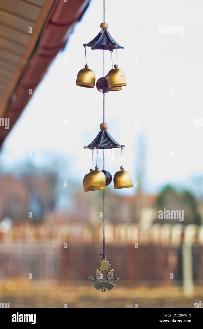 wind chimes in chinese style Stock Photo - Alamy