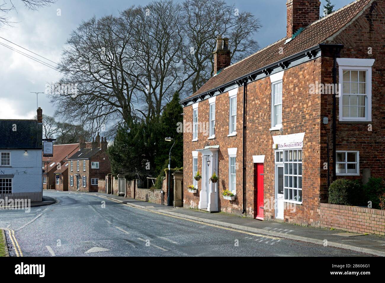 The village of Welton, East Yorkshire, England UK Stock Photo Alamy