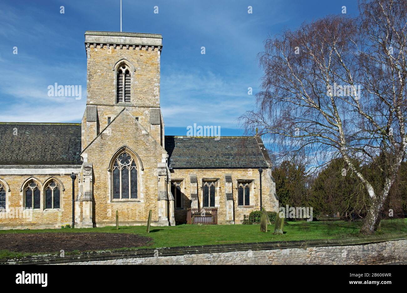 St Helen's Church in the village of Welton, East Yorkshire, England UK ...