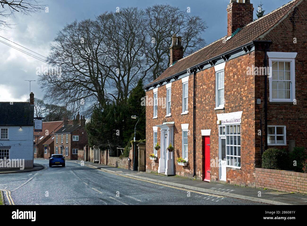 The village of Welton, East Yorkshire, England UK Stock Photo Alamy