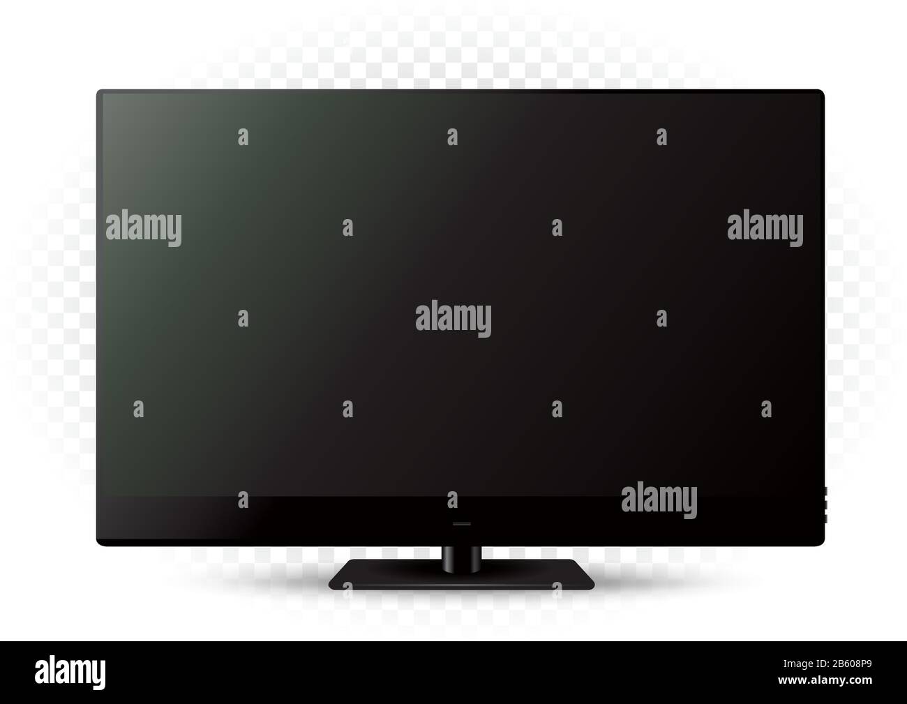Black lcd tv empty Stock Vector Images - Alamy