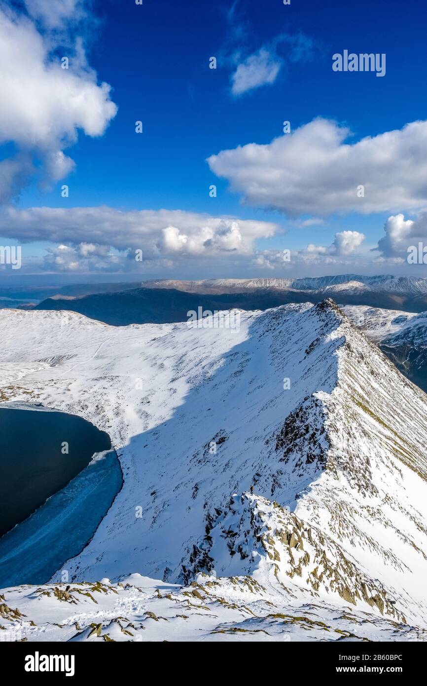 Striding edge helvellyn and scramble hi-res stock photography and ...