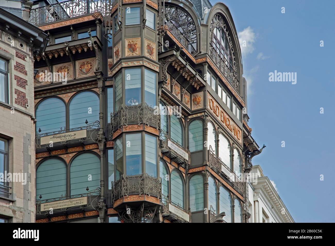 Musical Instrument Houses Belgium, Brussels, The Old England houses the Musical Instrument Museum ...