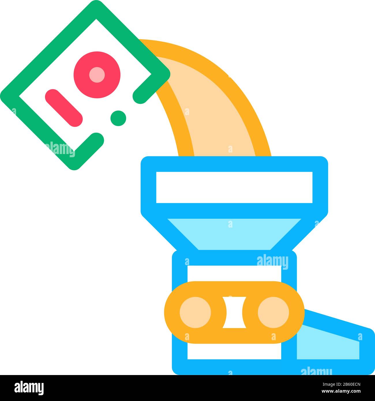 Adding Ingredient Icon Vector Outline Illustration Stock Vector Image ...