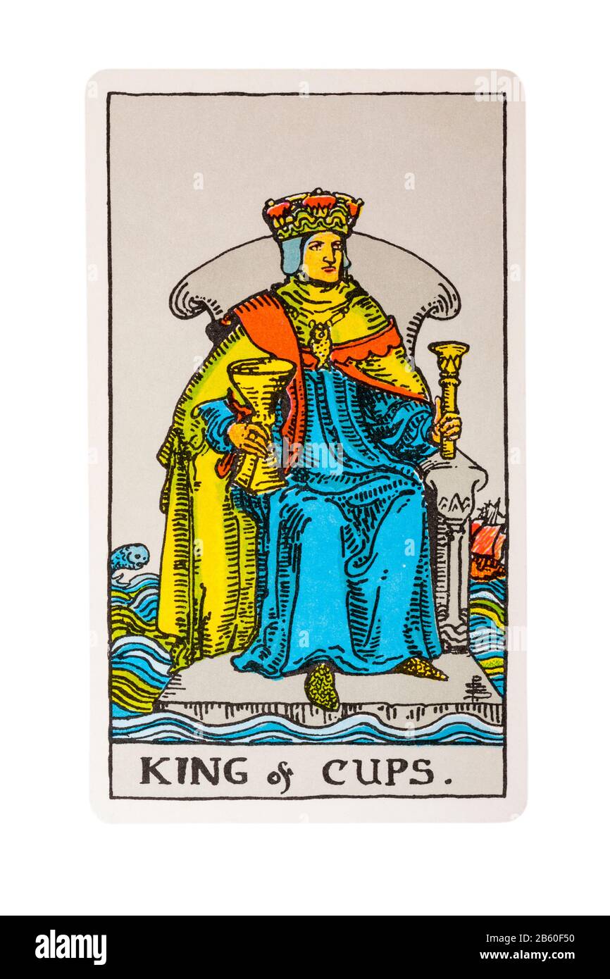 Cups tarot card from the Rider Tarot Cards designed by Pamela Colman Smith under supervision of Arthur Edward Waite isolated on white Stock Photo Alamy