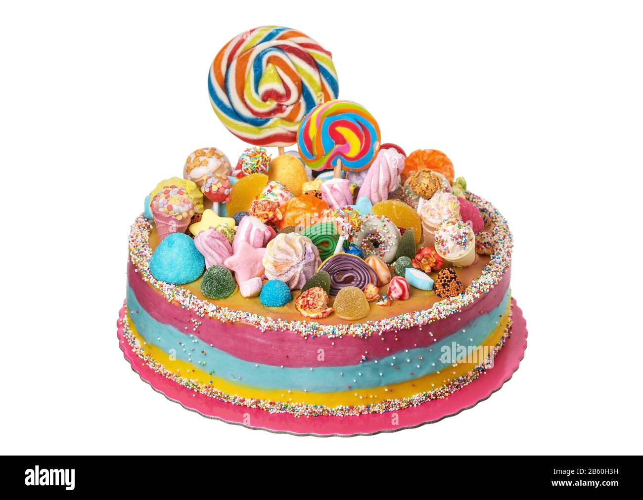 Celebration piñata cake recipe | BBC Good Food