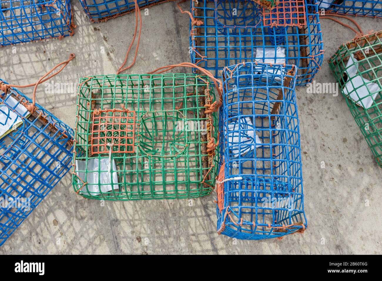 Octopus fishing traps stock photo. Image of industrial - 28167242