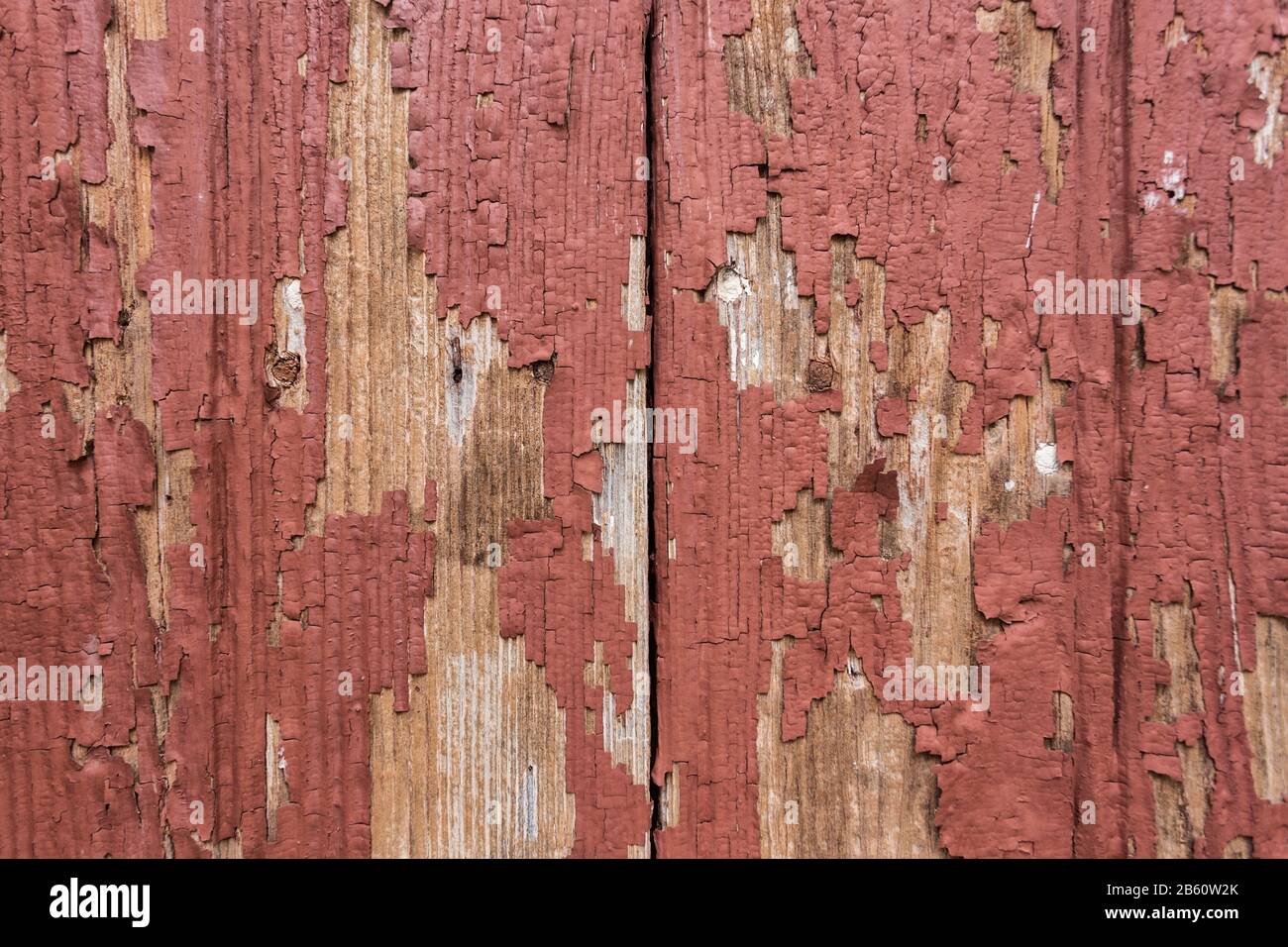 Red rustic reclaimed wooden wall background. Close up Stock Photo - Alamy