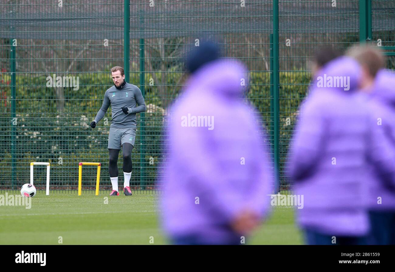 Tottenham Hotspur's Harry Kane during a training session at the Tottenham  Hotspur Training Centre, Enfield Stock Photo - Alamy