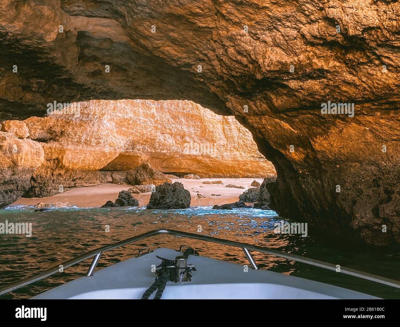 Algarve coast and beaches in Portugal Stock Photo - Alamy